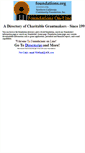 Mobile Screenshot of foundations.org